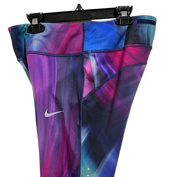 NIKE Dri Fit Running Yoga Leggings Multi-Color Size M - Picture 11 of 16